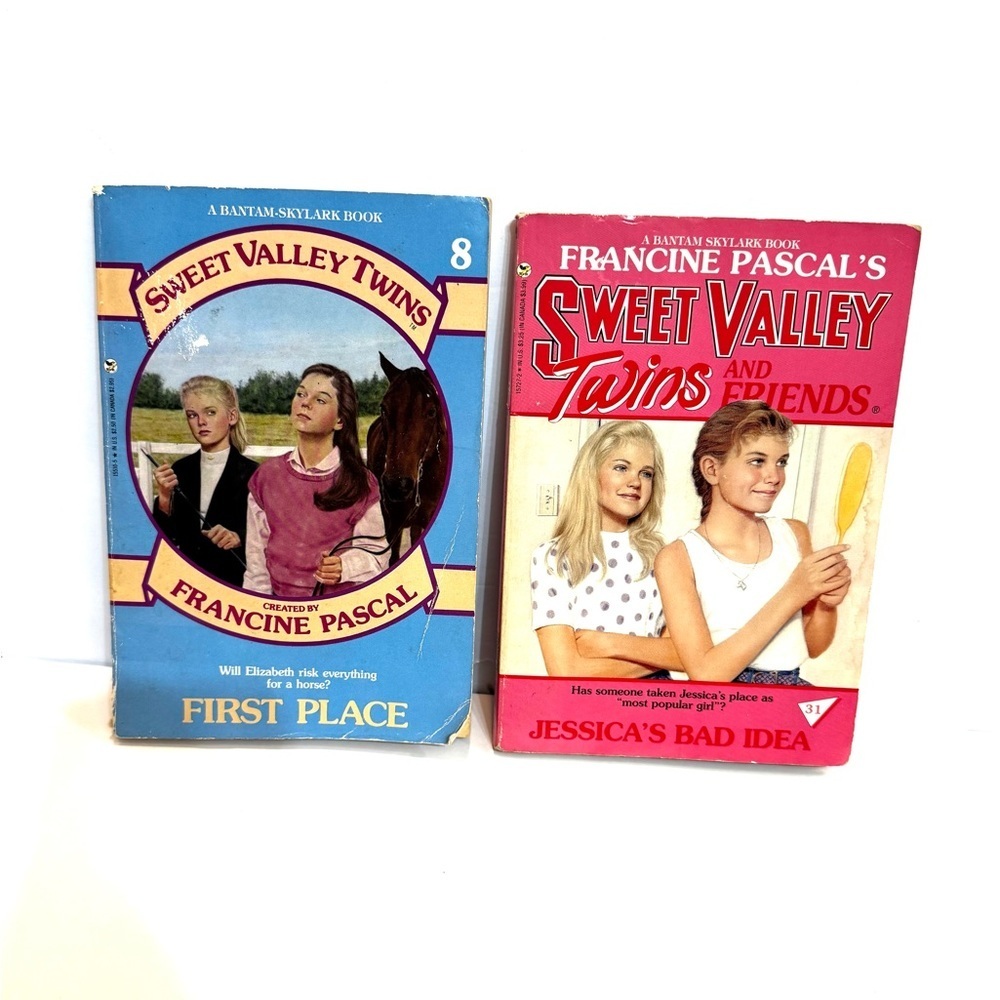 #8 SWEET VALLEY TWINS First Place (Francine Pascal, 1987)  #31 Bad Idea 2 Books